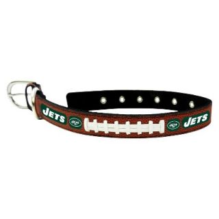 New York Jets Classic Leather Large Football Collar