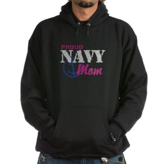  Proud Navy Mom Hoodie (dark)