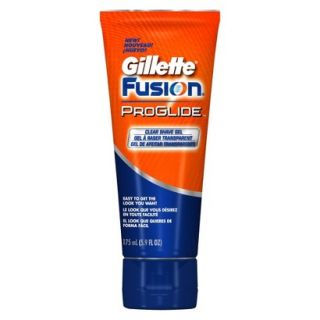 Gillette Fusion Proglide Clear Shave Gel   5.9 oz.