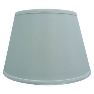 Threshold Linen Oval Lamp Shade   White Trim Large