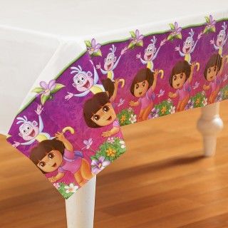 Doras Flower Adventure Plastic Tablecover