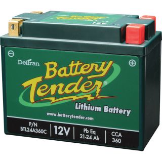 Deltran Battery Tender Lithium Engine Start Battery   24Ah, 360 CCA, 600 CA,