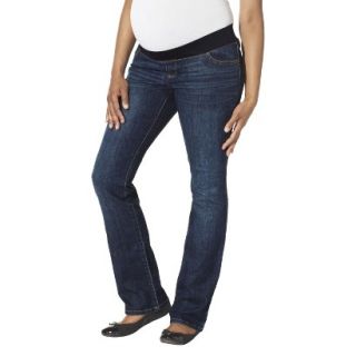 Liz Lange for Target Maternity Under the Belly Bootcut Denim Jeans   Blue Wash 8