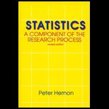 Statistics  Component of the Research Process