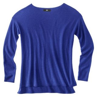 Mossimo Womens Crew Neck Pullover Sweater   Athens Blue M