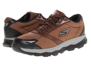 SKECHERS Performance GO Run Ultra Mens Lace up casual Shoes (Brown)