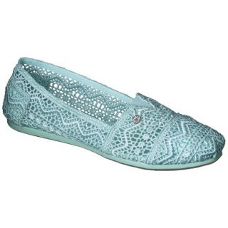 Womens Mad Love Lydia Crocheted Loafers   Mint 10
