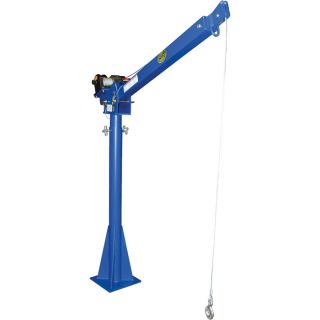 Vestil Power Lift Jib Crane   2000 Lb. Capacity, 12V DC, Model WTJ 20 4 DC