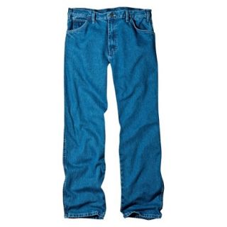 Dickies Mens Relaxed Fit Jean   Stone Washed Blue 31x30