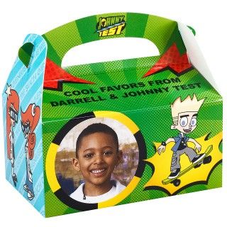 Johnny Test Personalized Empty Favor Boxes