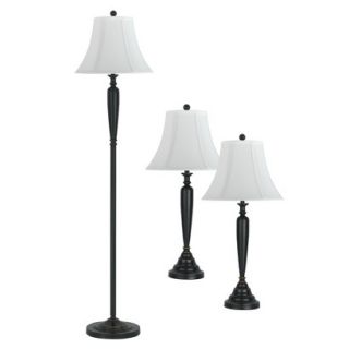 3 Piece Package Lamp Set   2 Table and 1 Floor