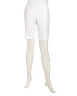 Metropolitan Stretch City Shorts, White