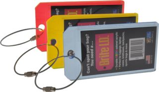 Brite I.D. Luggage Tag (Set of 3)   Red/Yellow/Blue ID Tags