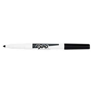 EXPO Fine Point Dry Erase Marker   Black (12 Per Set)