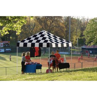 ShelterLogic Pop Up Canopy   10ft.L x 10ft.W, Open Top, Straight Leg, Checkered
