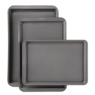 Chefmate 3 pc. Cookie Sheet Set   Silver