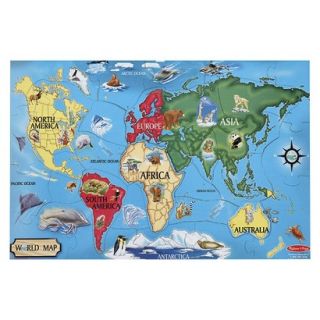 Melissa & Doug Floor Puzzle   World Map