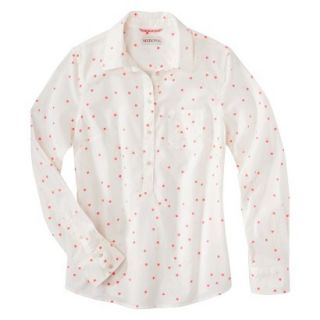 Merona Womens Popover Favorite Shirt   Star Print   XS