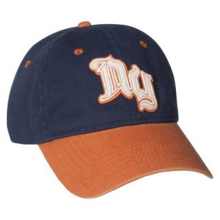 Mens Navy and Orange NY Baseball Hat