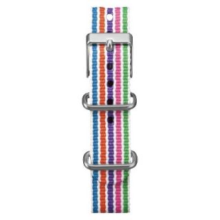 Womens Timex Weekender Mid Size Slip Thru Replacement 18mm Strap   Multicolor  