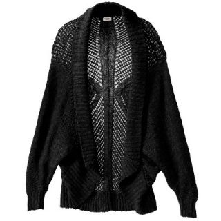 Mossimo Supply Co. Juniors Plus Size Open Sweater   Black 2