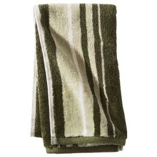 Threshold Stripe Hand Towel   Green