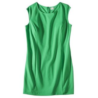Merona Womens Plus Size Sleeveless Ponte Sheath Dress   Green 1