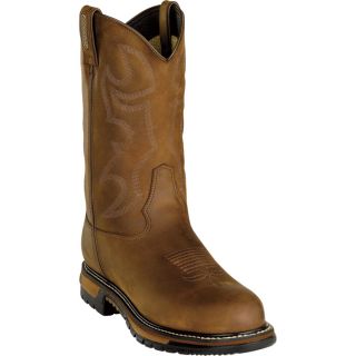 Rocky 11 Inch Branson Waterproof Western Boot   Steel Toe, Brown, Size 9 Wide,