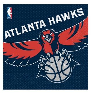 Atlanta Hawks Basketball   Lunch Napkins