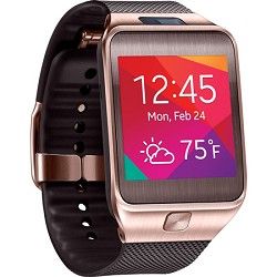 Samsung Gear 2 Dust and Water Resistant Brown Watch with Camera and Heart Rate S