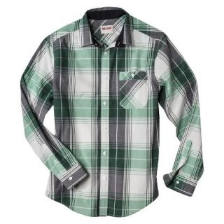 Mossimo Supply Co. Mens Button Down Shirt   Green Shakra XXL