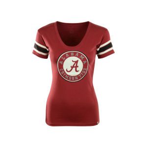 Alabama Crimson Tide 47 Brand NCAA Womens Off Campus Scoop T Shirt