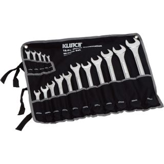 Klutch Metric Combination Wrench Set   16 Pc.