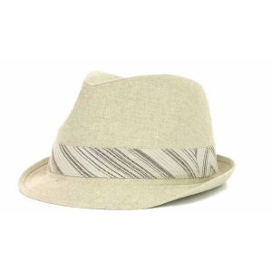 LIDS Private Label PL Khaki Trilby With Striped Band 2012