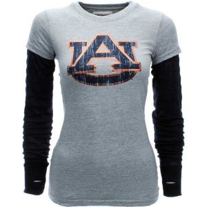 Auburn Tigers NCAA Womens Melina Long Sleeve Layered Tee Shirt