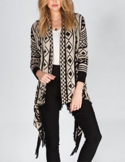 Coco Womens Cardigan Black/White In Sizes X Small, Small, X Large, Large,