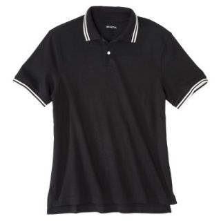 Mens Classic Fit Polo Shirt black ebony L Tall