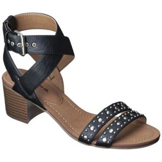 Womens Mossimo Supply Co. Kat Block Heel Sandal   Black 5.5