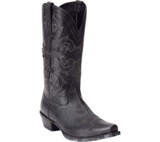 Mens Ariat Fearless   Vintage Black Full Grain Leather Boots