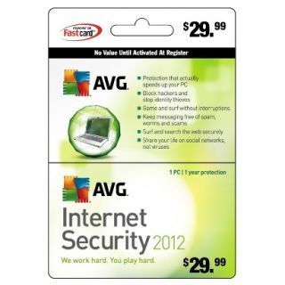 AVG 2012 Internet Security   $29.99