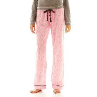 INSOMNIAX Drawstring Sleep Pants, Pink, Womens