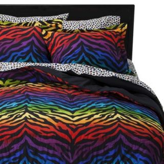 Zebra Rainbow Bed Set   Twin/XL
