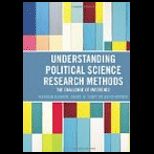 Understanding Political Science Research Methods The Challenge of Inference