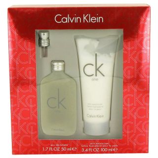 Ck One for Men by Calvin Klein, Gift Set   1.7 oz Eau De Toilette Spray + 3.4 oz