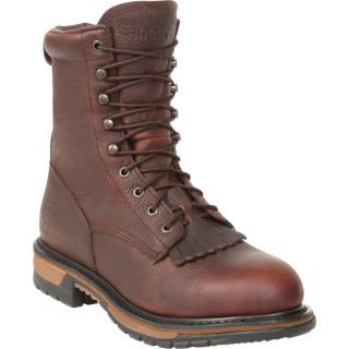 Rocky Waterproof Steel Toe EH Lacer Work Boot   Brown, Size 12, Model 6717