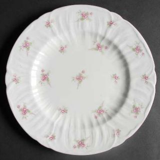 Shelley Bridal Rose (Oleander Shape) Dinner Plate, Fine China Dinnerware   Olean