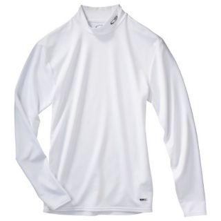C9 by Champion Mens Mock Neck Compression Shirt   White XL