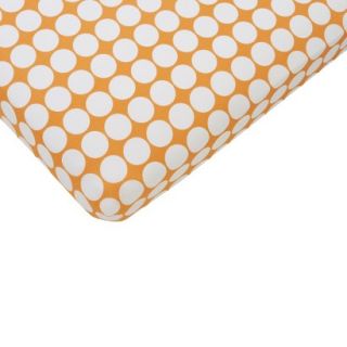 Mix & Match Orange Dot Crib Sheet