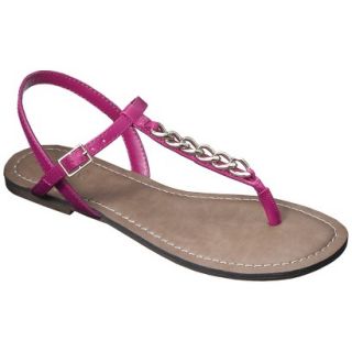Womens Merona Tracey Chain Sandals   Pink 10