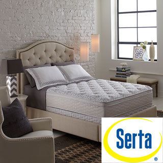 Serta Perfect Sleeper Bristol Way Supreme Gel Euro Top Full size Mattress And Foundation Set